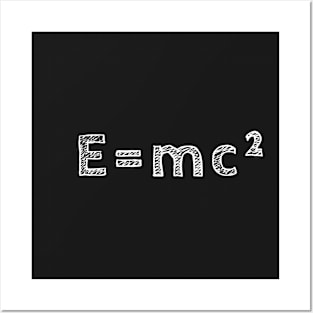 E=mc² Posters and Art